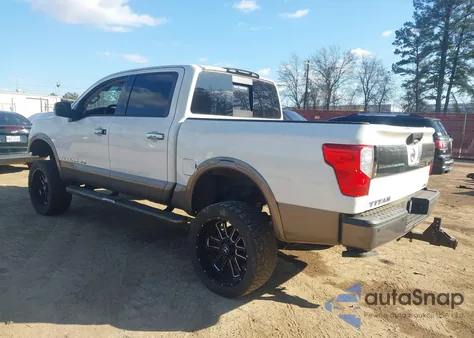 2019 Nissan Titan Platinum Reserve z USA, uszkodzony, nr VIN 1N6AA1E54KN528963